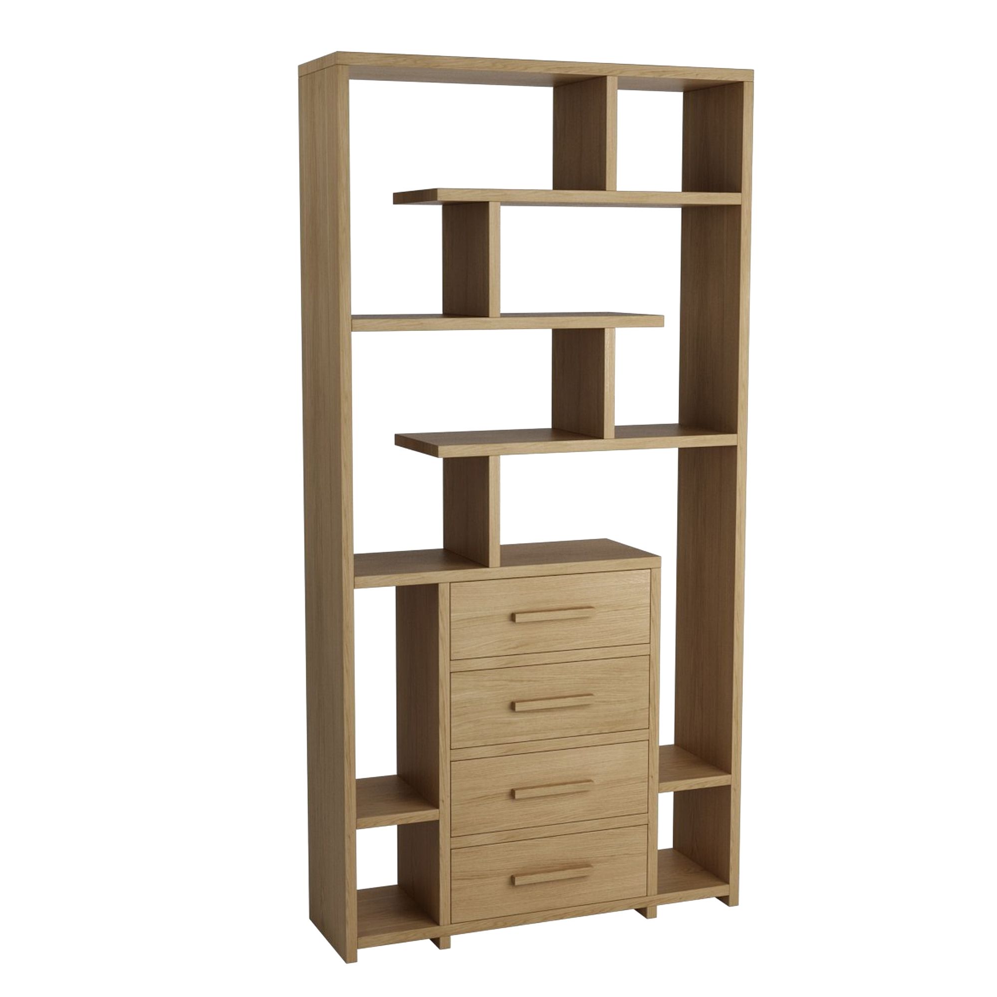 Henry 4 Drawer Bookcase