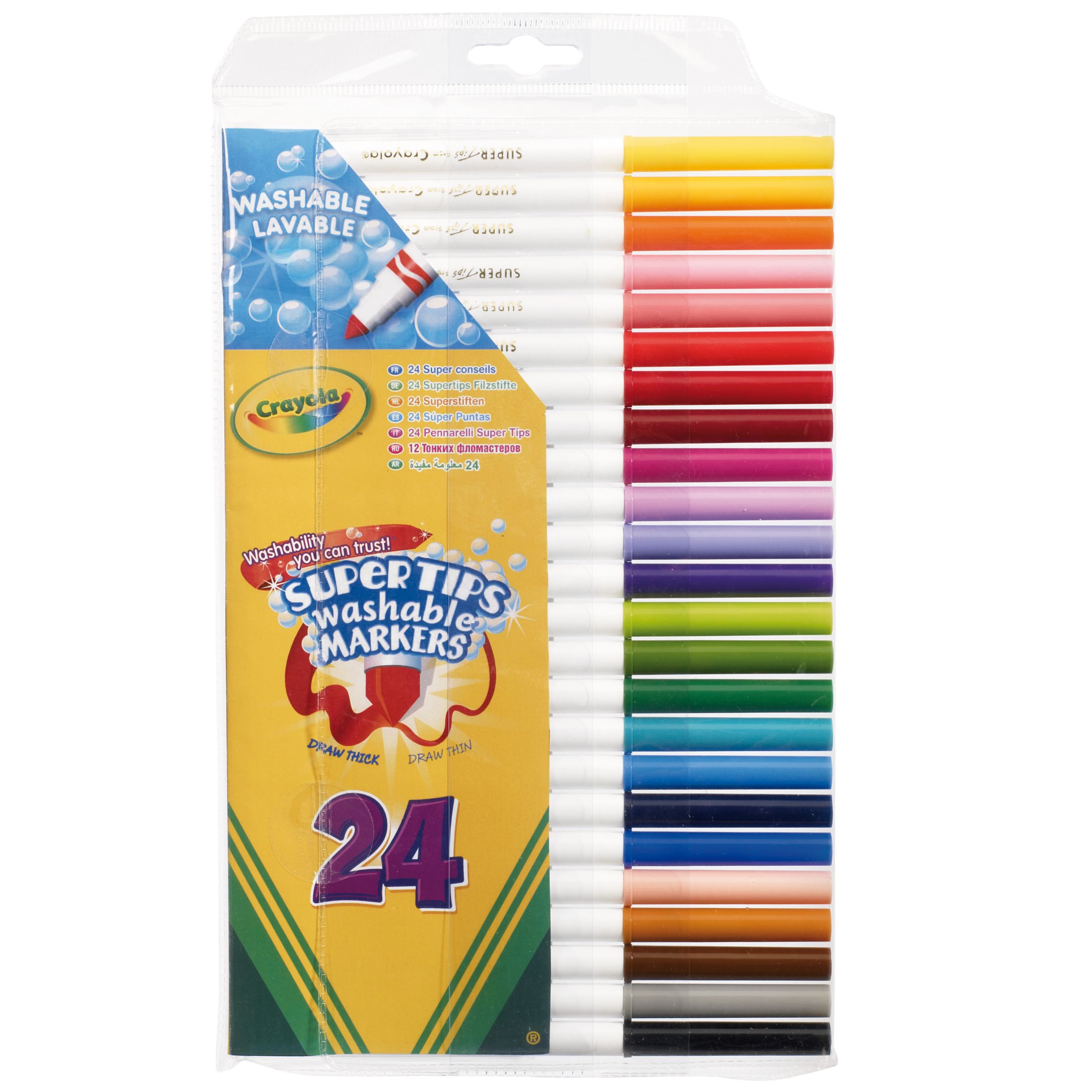 Crayola Supertips, Pack of 24