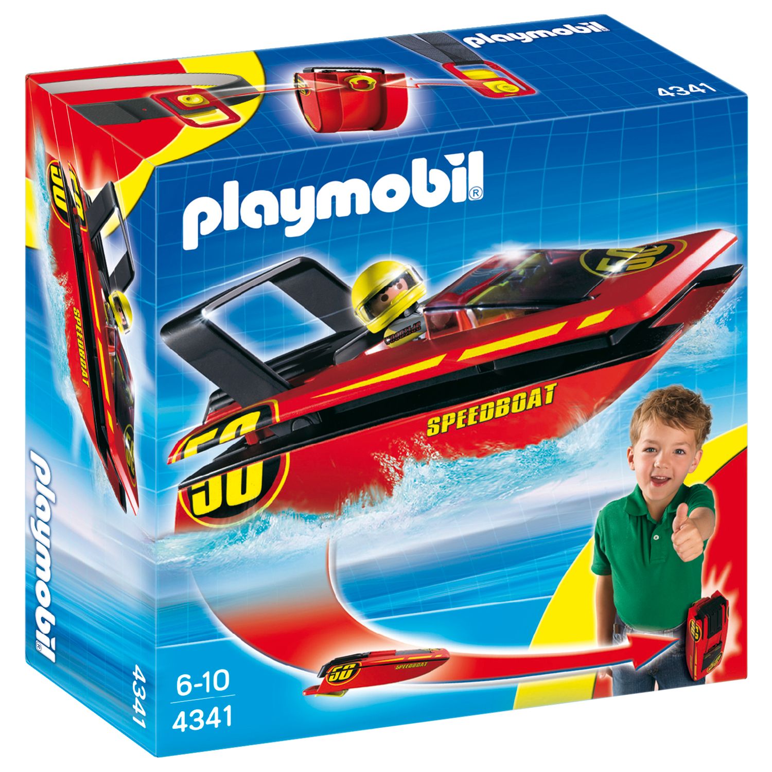 Playmobil Click N Go Speed Boat