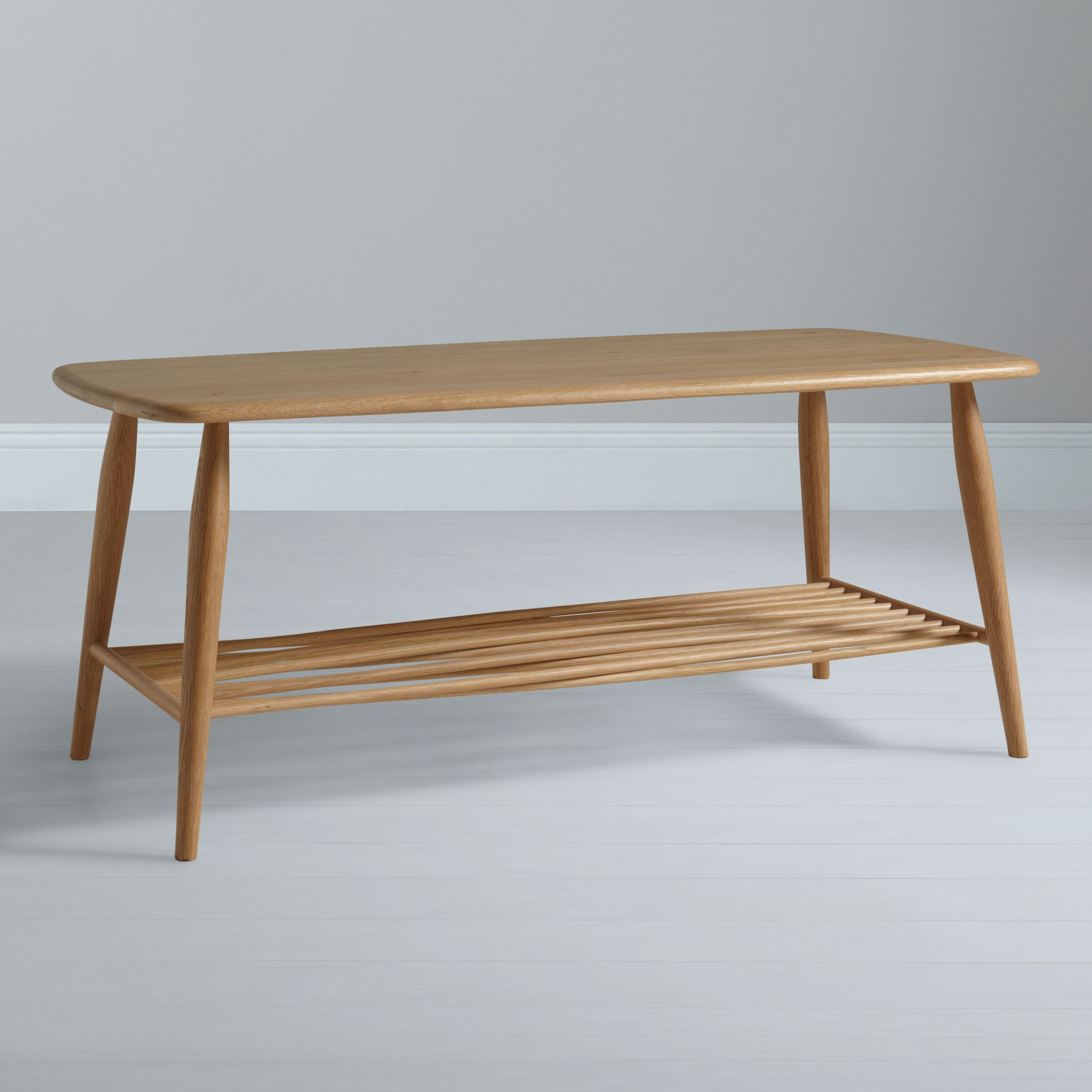 ercol for John Lewis Chiltern Coffee Table, Oak, width 110cm
