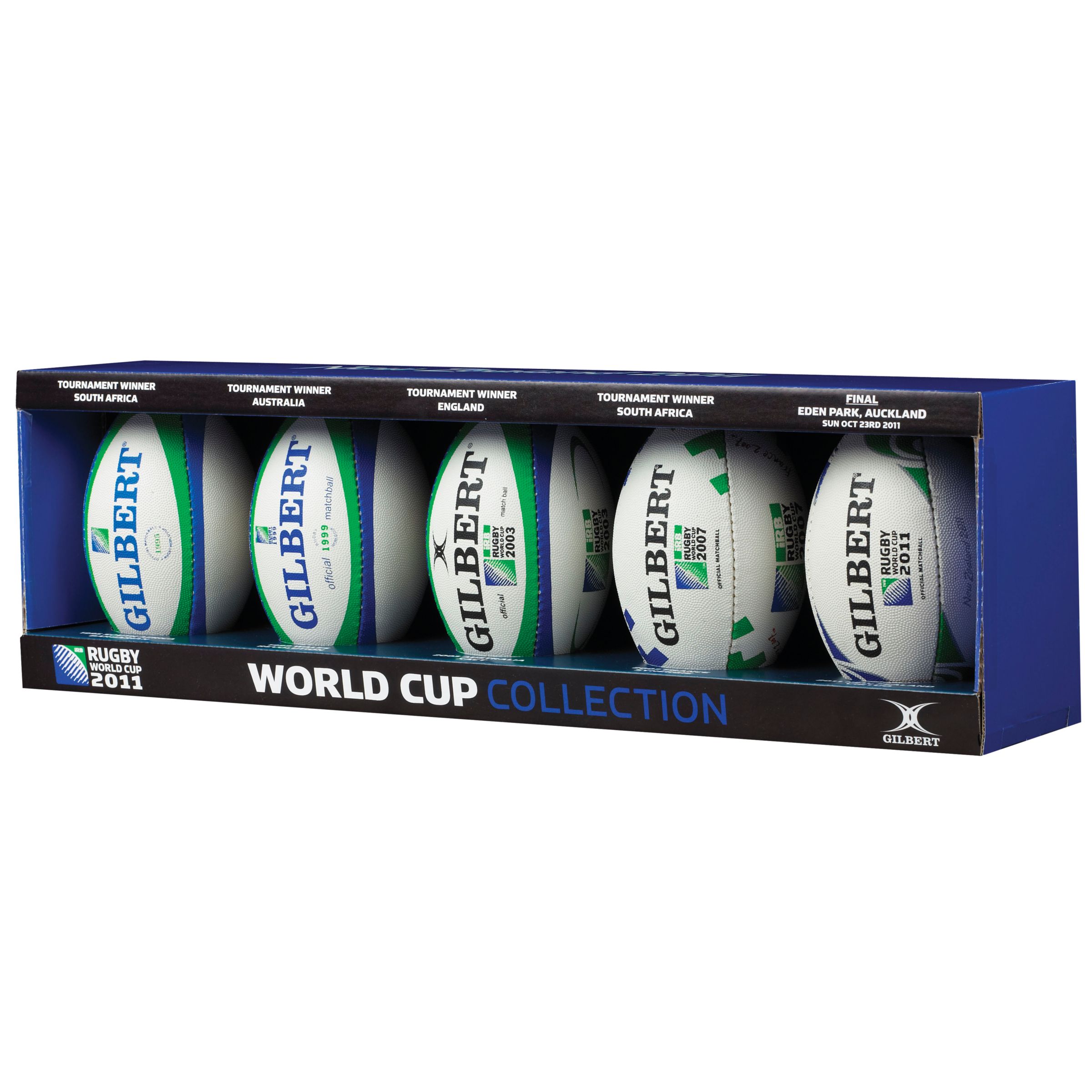 Gilbert Rugby World Cup 1995-2011 Mini Match Set