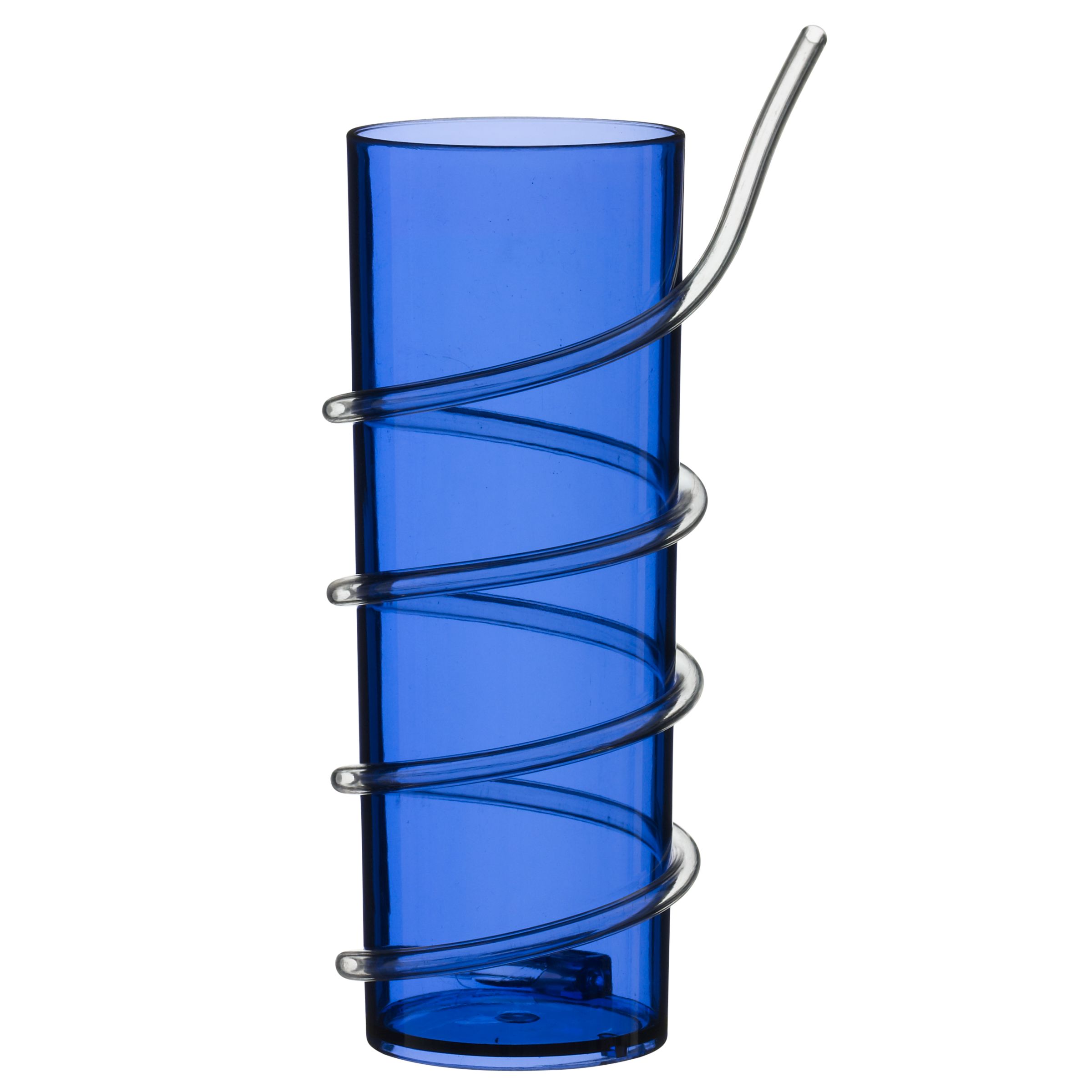 John Lewis Blue Acrylic Tumbler