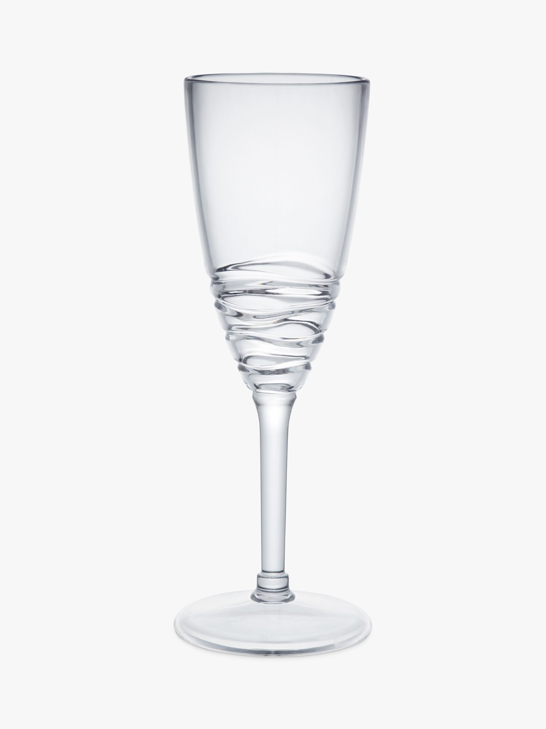 John Lewis Wave Champagne Glass