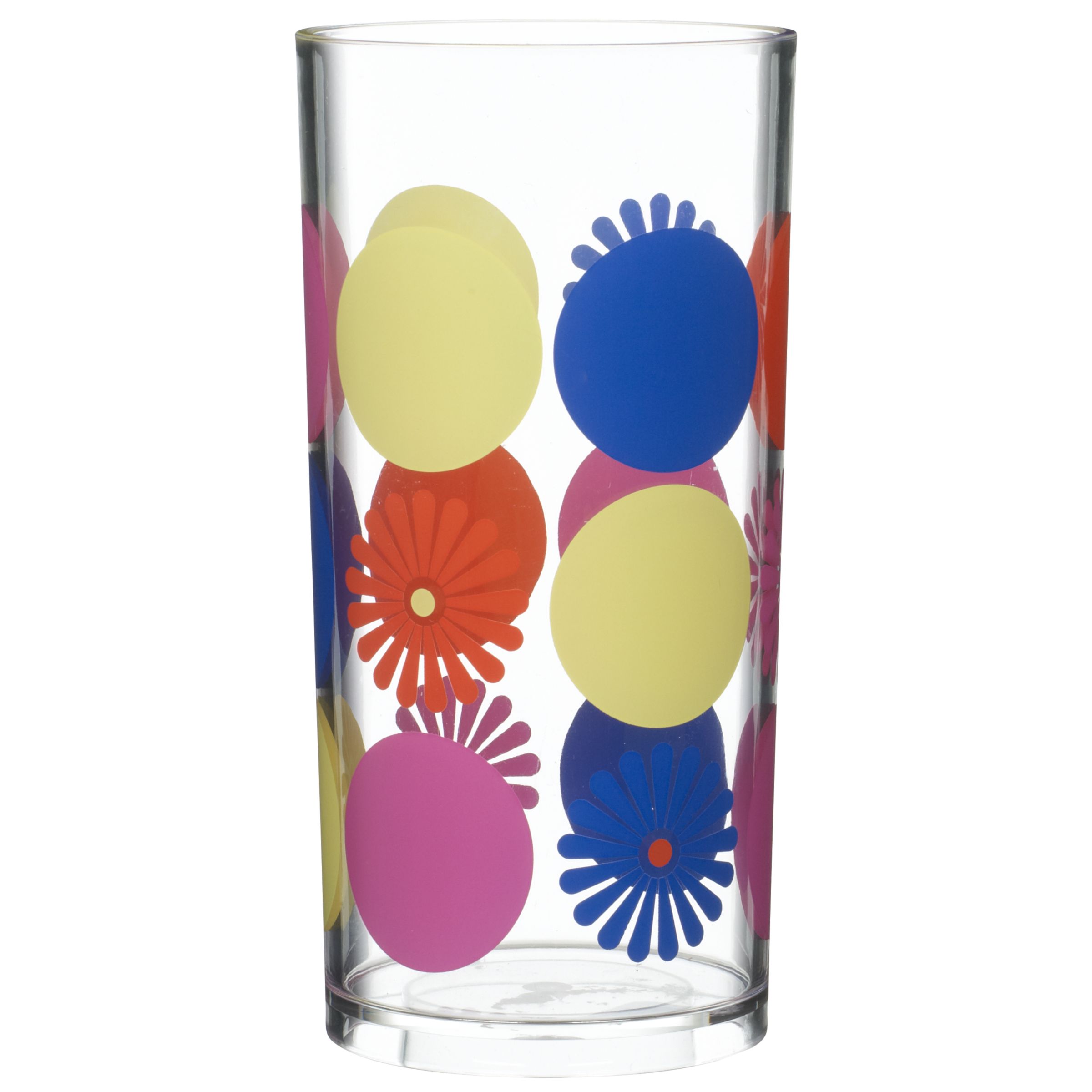 John Lewis Summer Dot Floral Highball