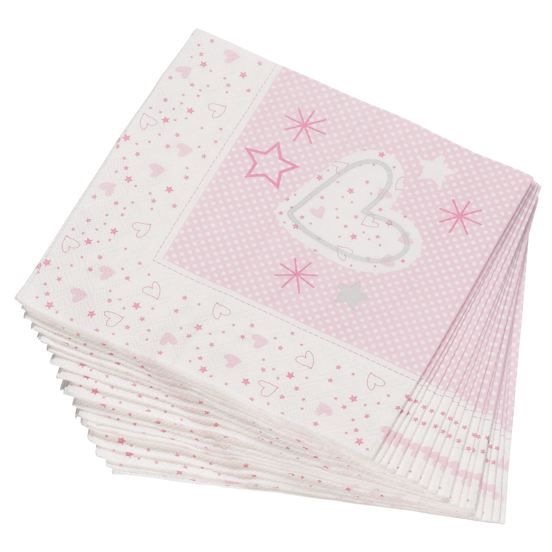 little home at John Lewis, Make a Little Wish, Napkins, Pack of 20