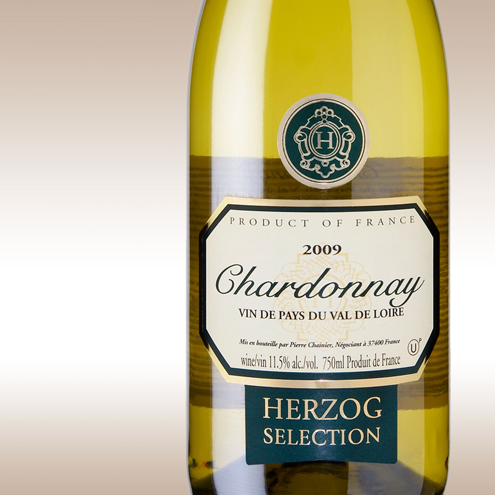 Herzog Chardonnay 2009/10 Vin de Pays, Loire, France (Kosher Wine)