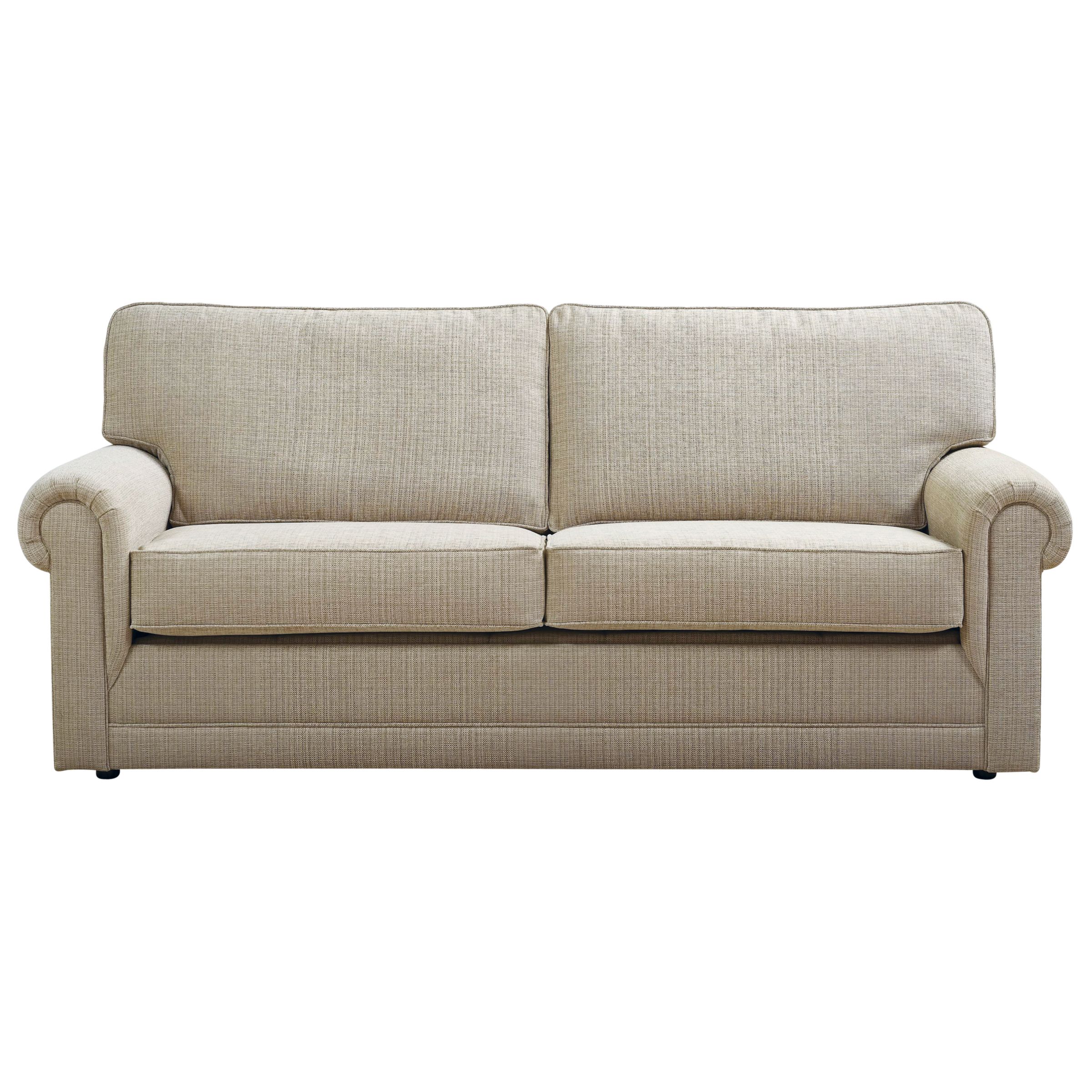 John Lewis Elgar Grand Sofa Bed with Memory Foam Mattress, Pumice, width 224cm