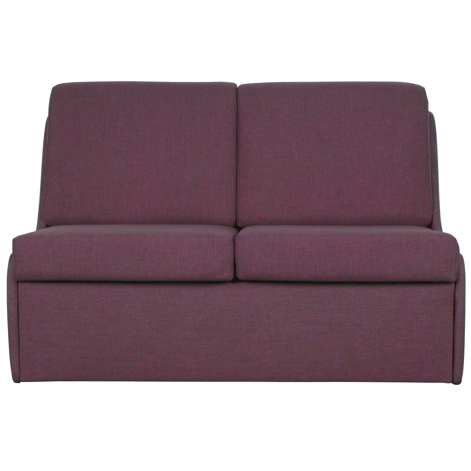 John Lewis Jessie Sofa Bed, Oslo Damson, width 124cm