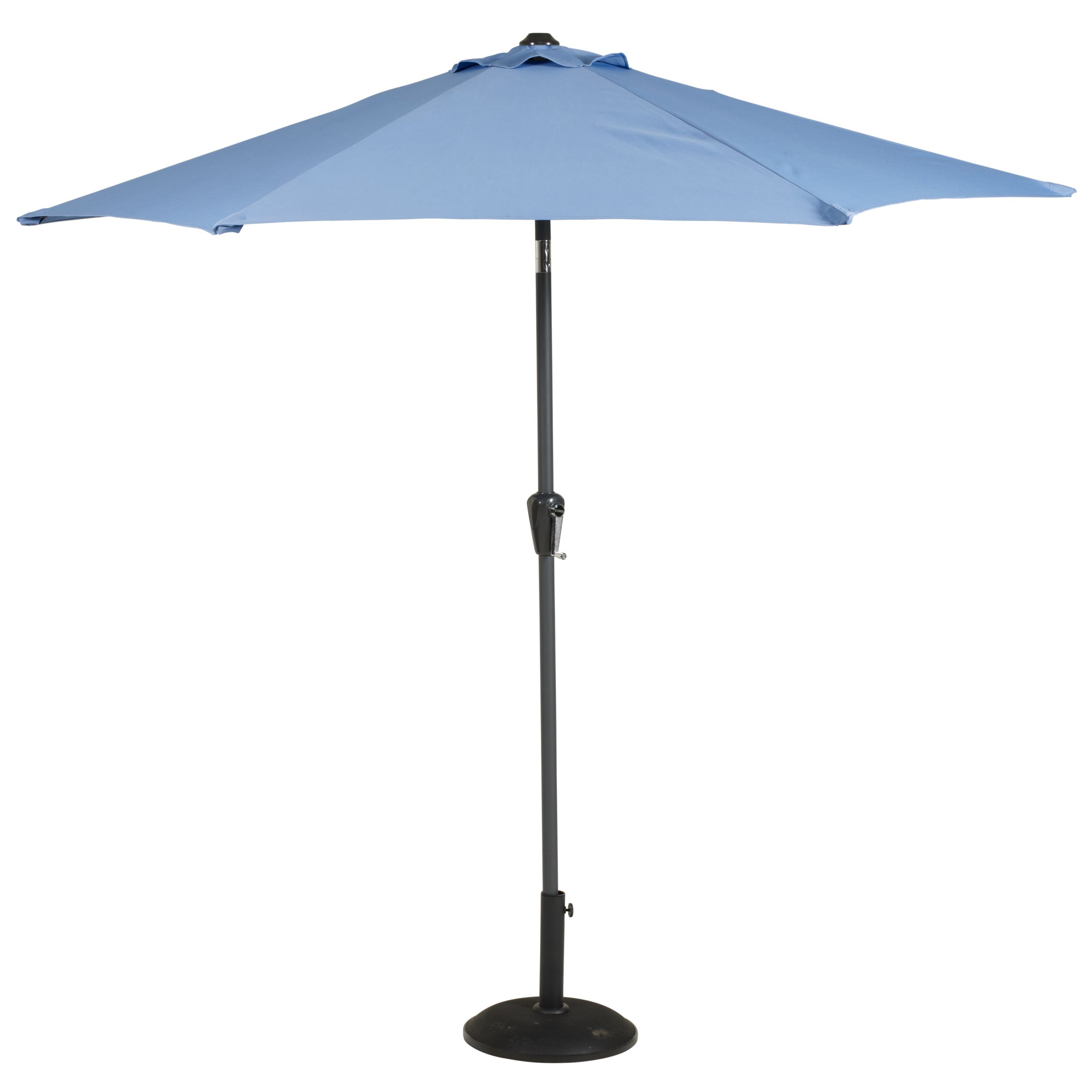 John Lewis Graphite 2.5m Parasol, Wedgwood