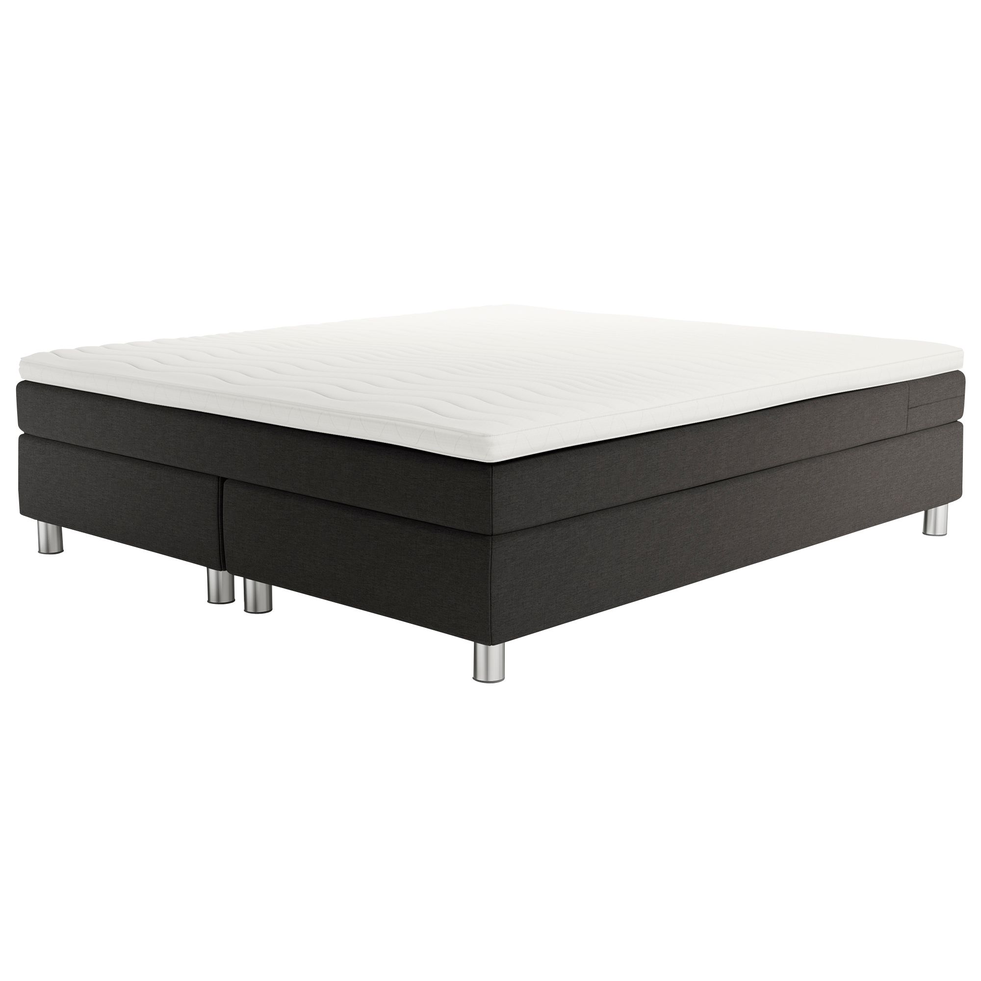 Jensen Nova Continental Bed and Mattress Set, Single at John Lewis