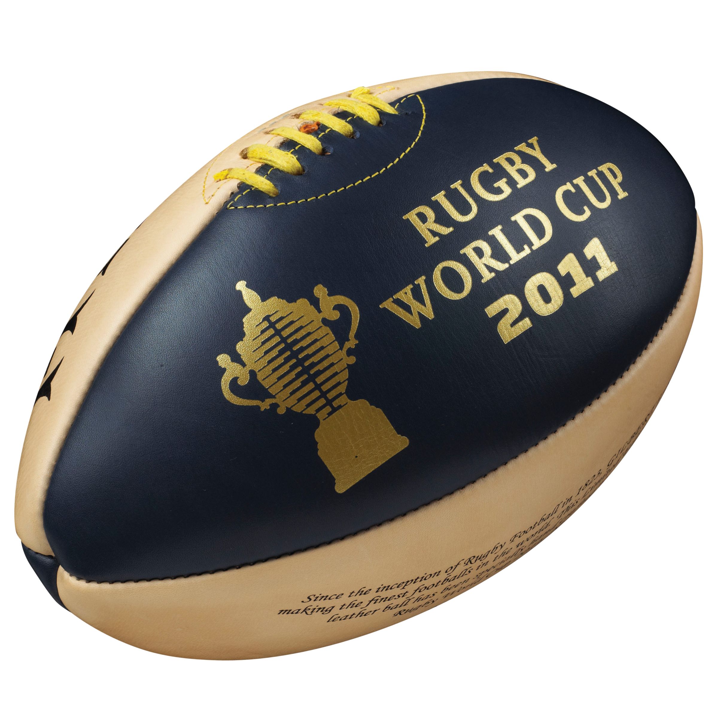 Gilbert Limited Edition Rugby World Cup Chairmans Leather Ball