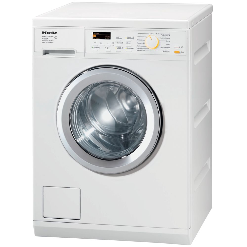 Miele W5964 Washing Machine, White
