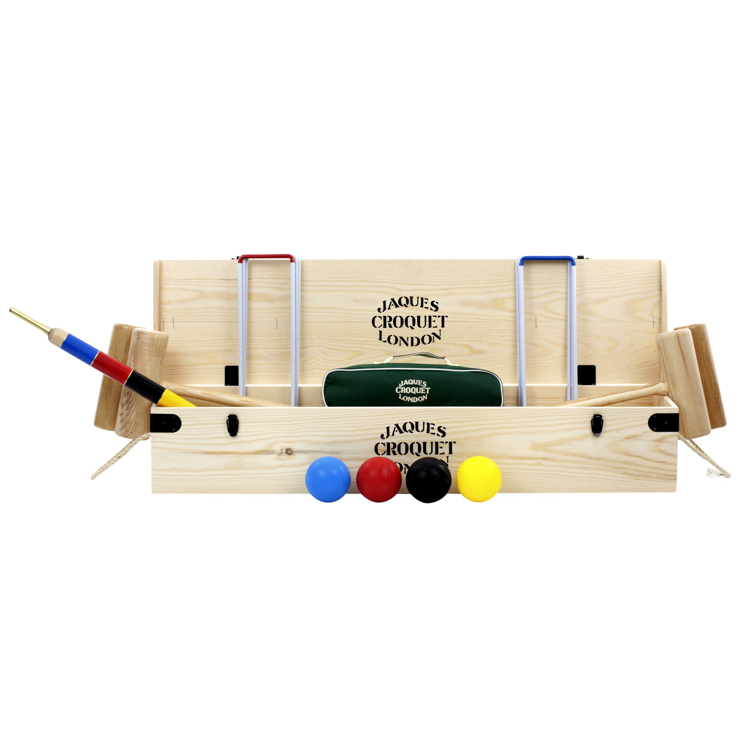 Jaques Winchester Croquet Set, Natural/Multicoloured