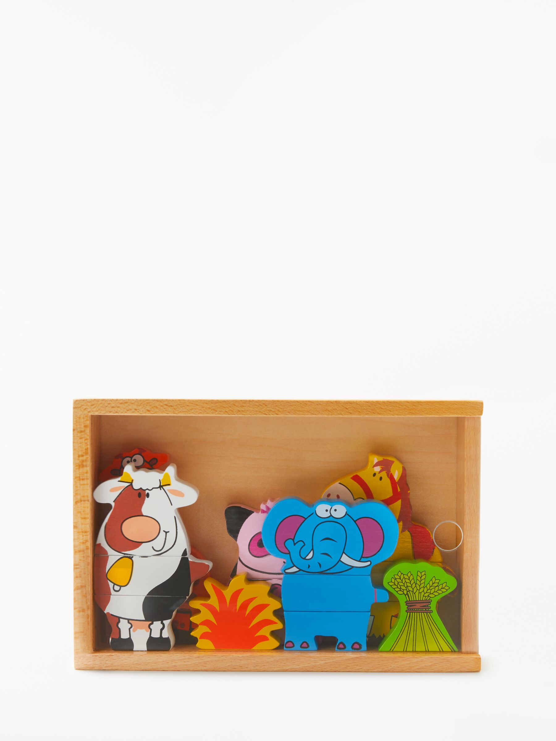 John Lewis Wooden Magnetic Puzzle