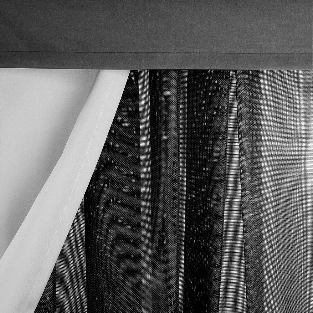 Barlow Tyrie Mesh Pavilion Curtains 3.66 x 4.5m,