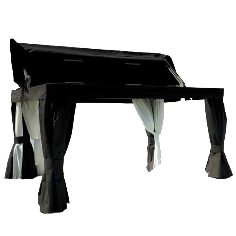 Barlow Tyrie Pavilion Cabrio Frame, Stone, 3.66 x 3m at John Lewis
