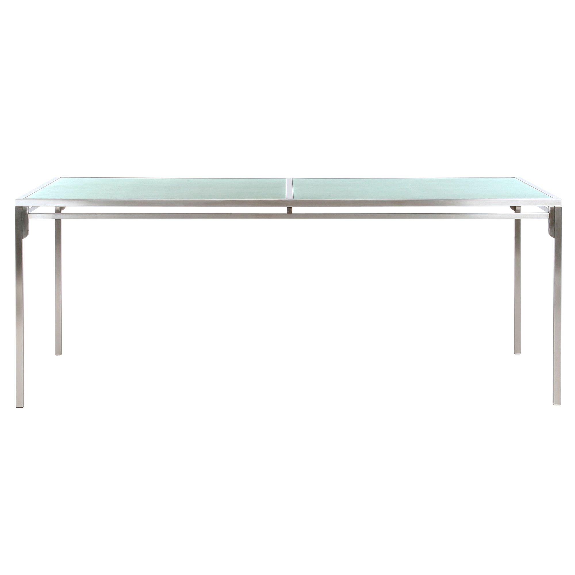 Barlow Tyrie Quattro Dining Table, Sea Ice