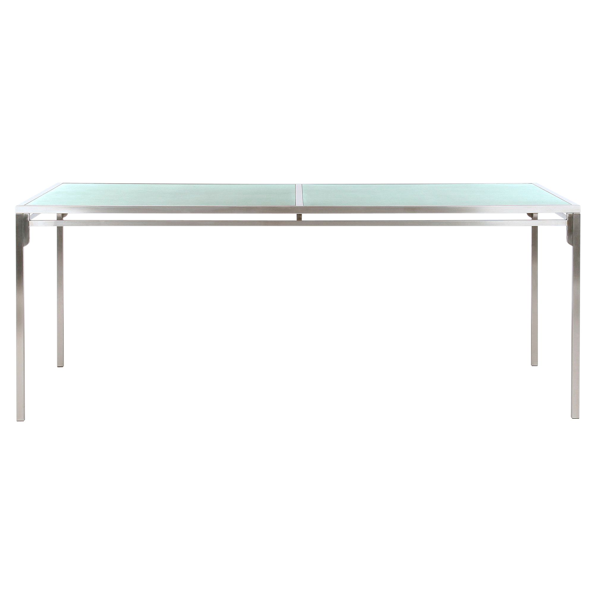 Barlow Tyrie Quattro Dining Table, Sea Ice