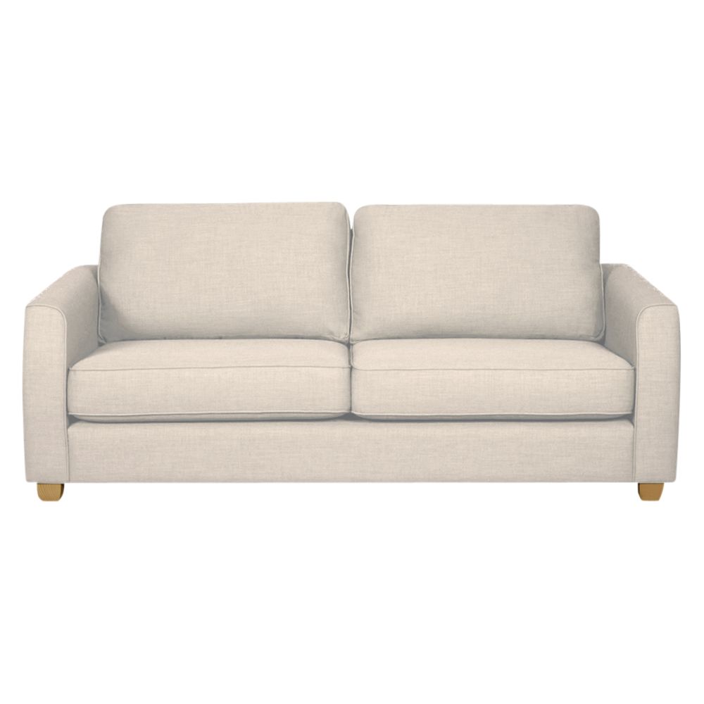 John Lewis Portia Medium Sofa Bed, Camel / Light Leg, width 183cm