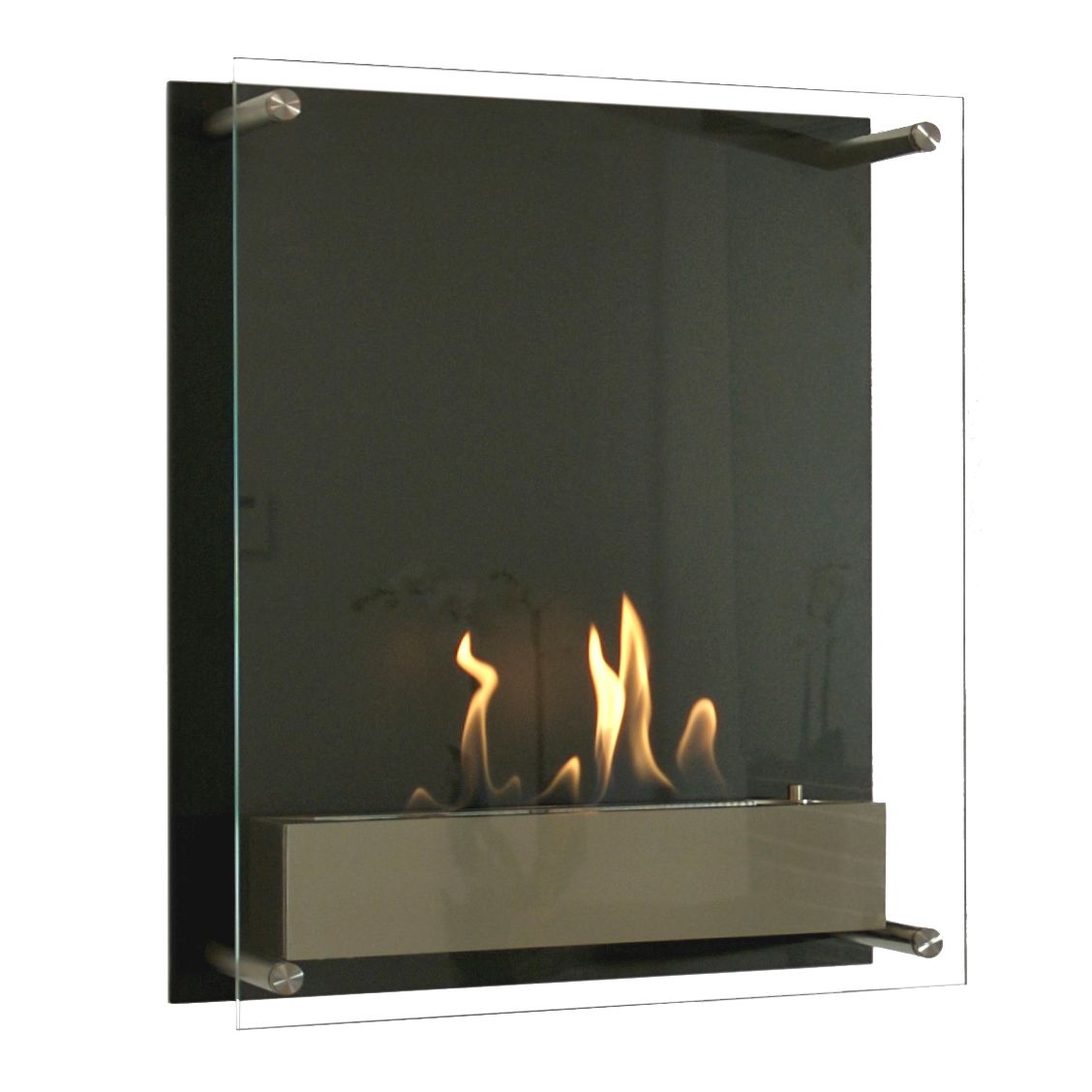 Decoflame&reg; Atlantic Tower Fire, Black at John Lewis