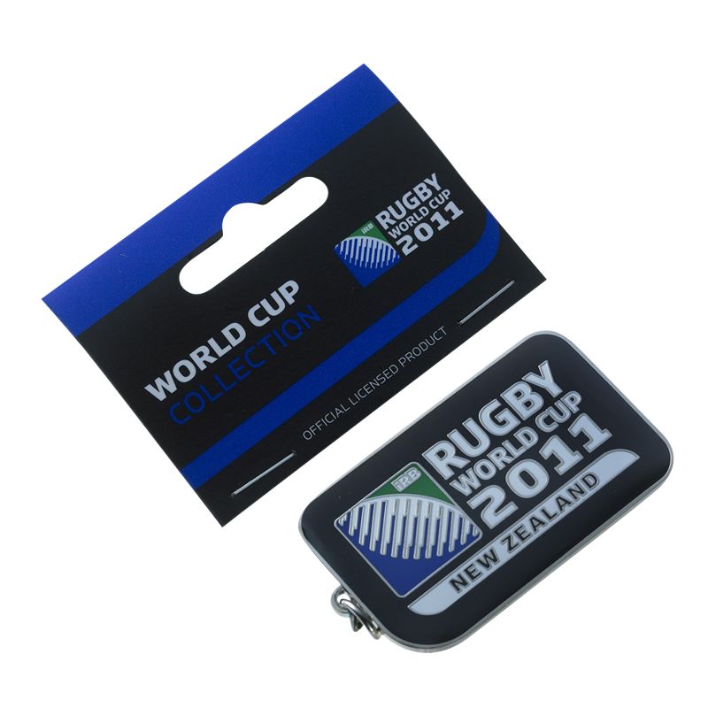 Rugby World Cup Black Logo Keyring