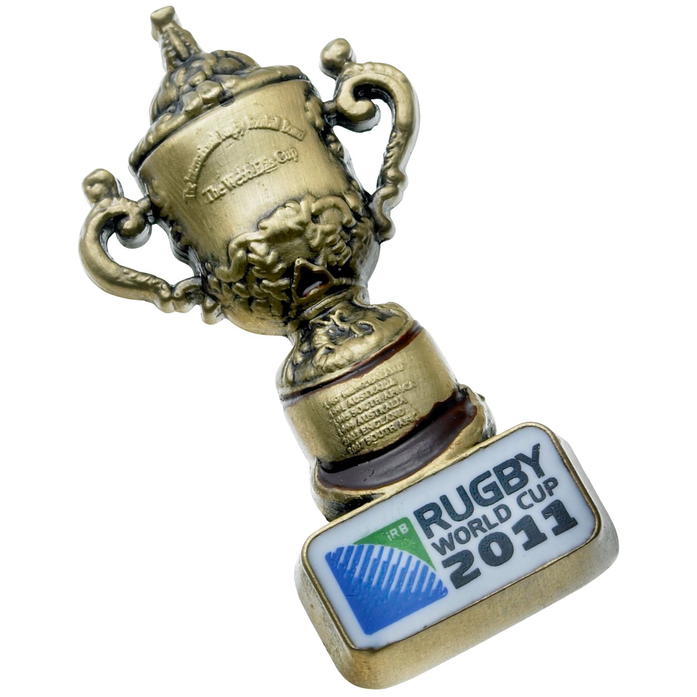 Rugby World Cup Trophy Pin Badge Trophy