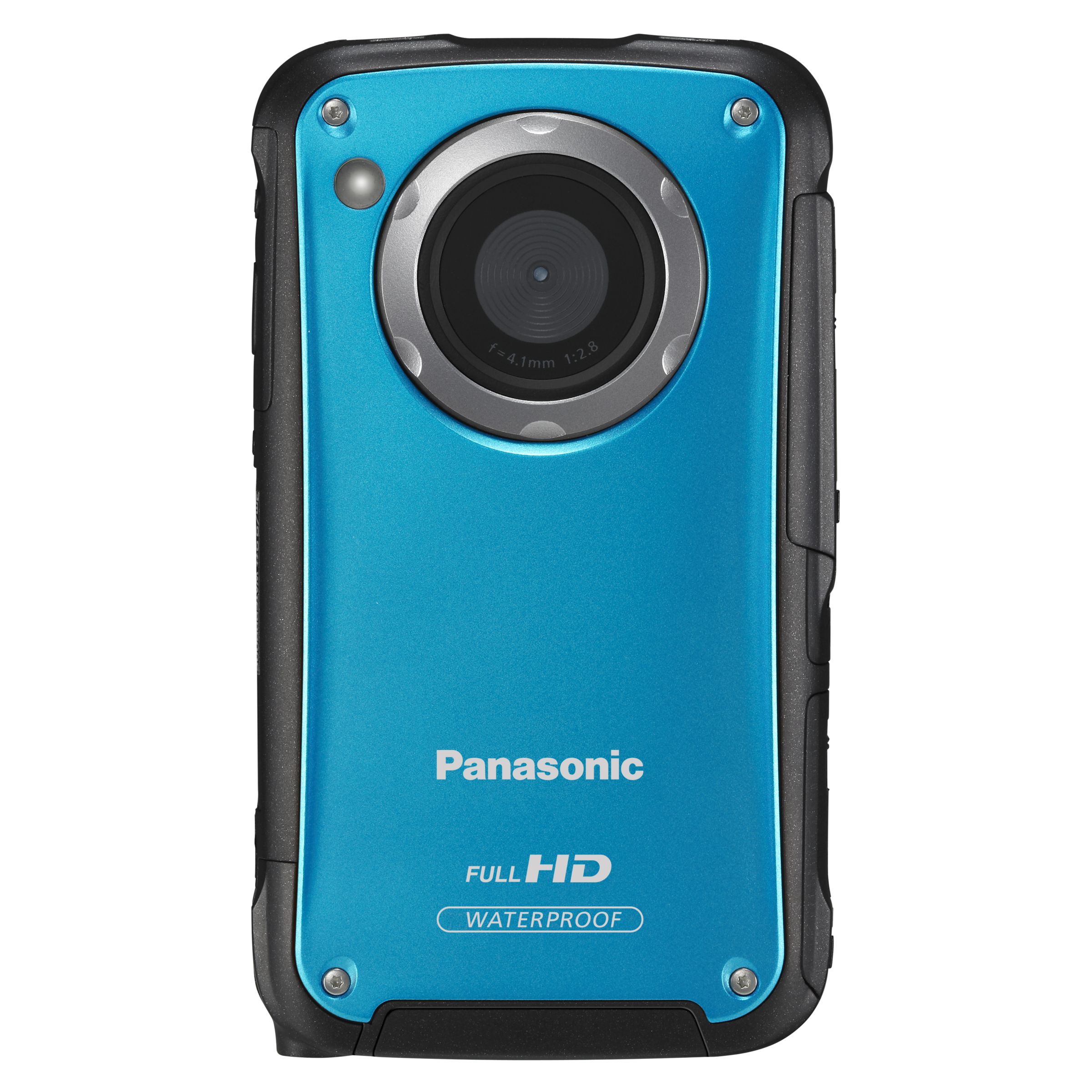 Panasonic HM-TA20EB-A HD Pocket Camcorder, 2.93MP, 3" LCD Screen, Waterproof, Blue