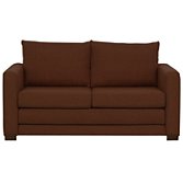 John Lewis Maisie Small Sofa Bed, Oslo Chocolate / Dark Leg, width 142cm
