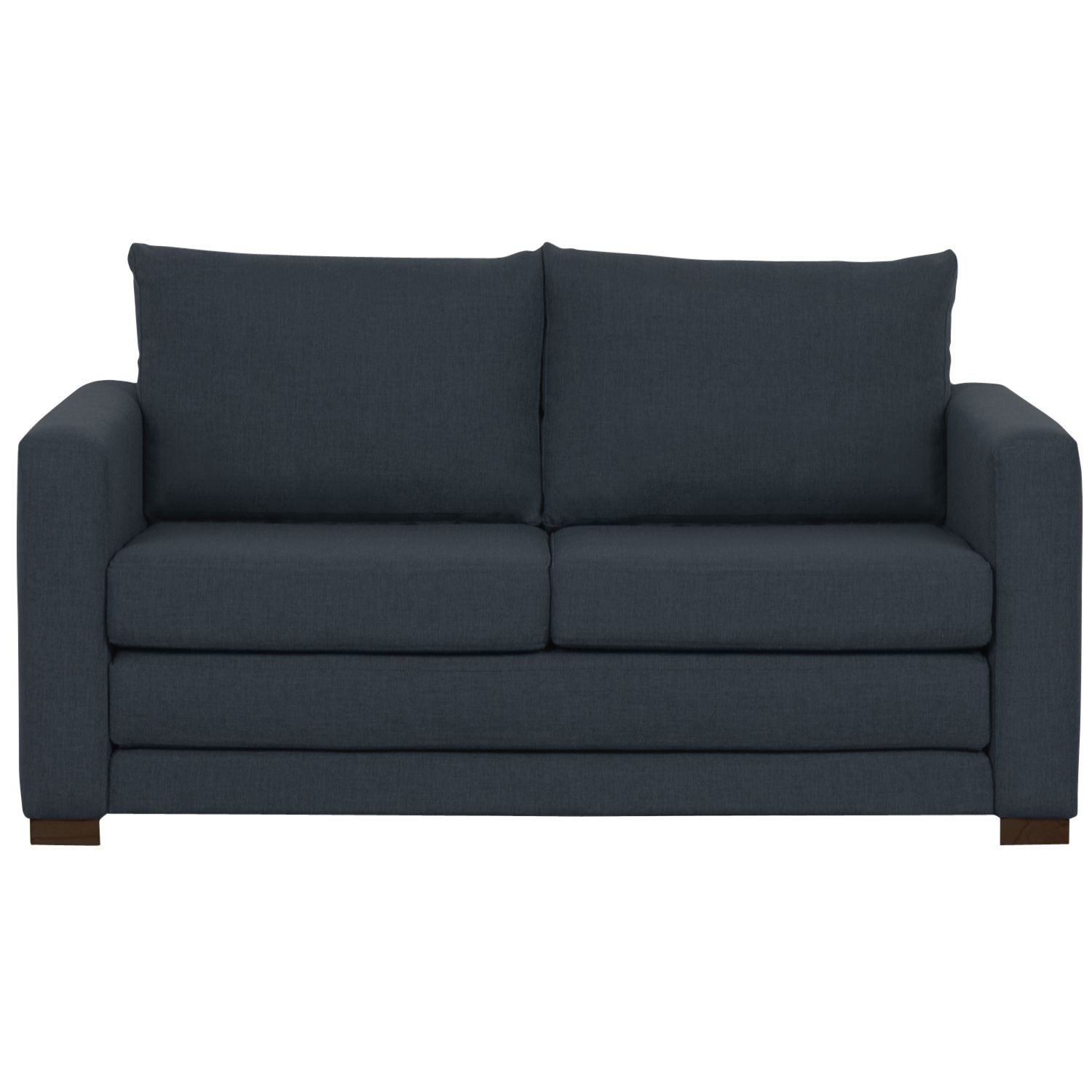 John Lewis Maisie Small Sofa Bed, Oslo Steel / Dark Leg, width 142cm