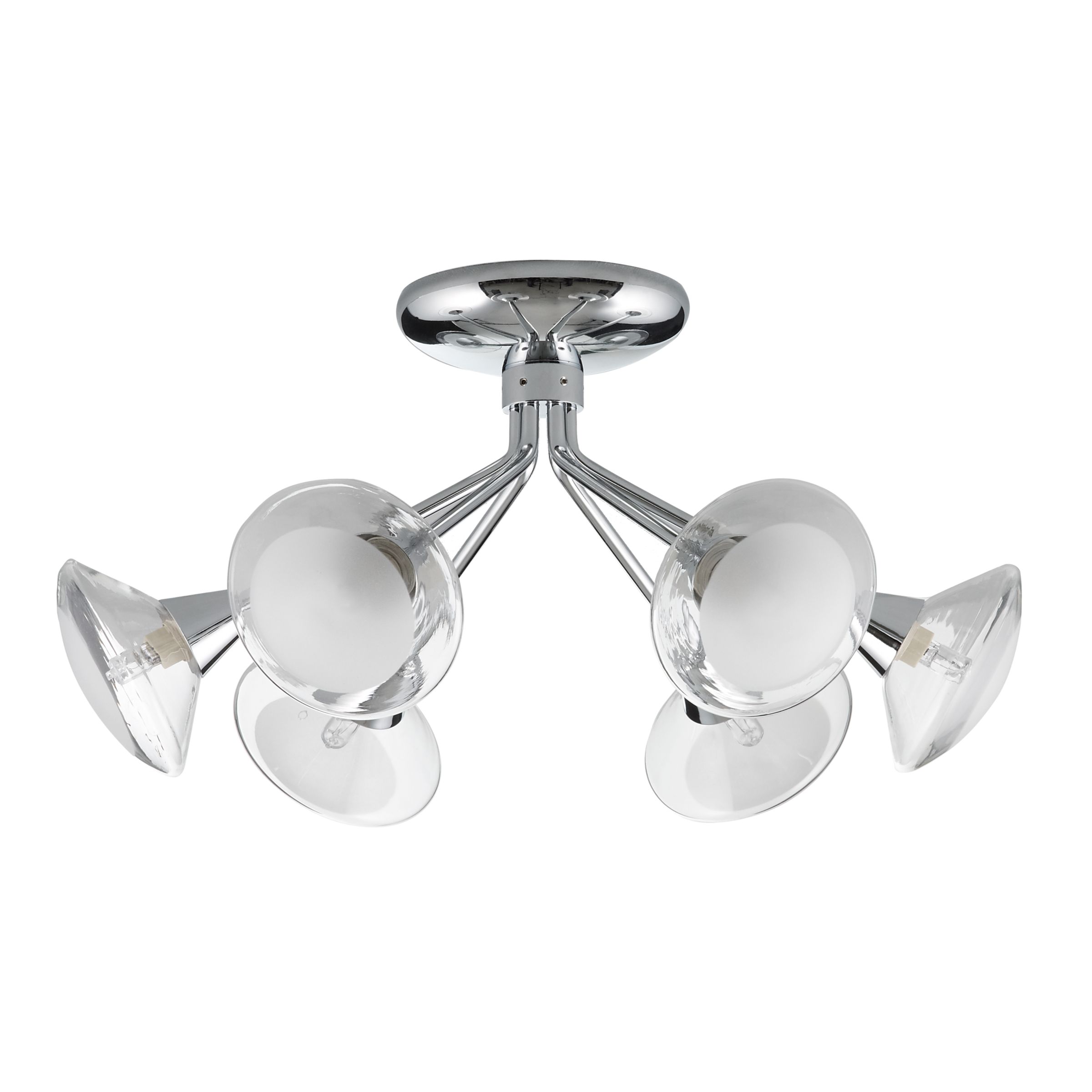 John Lewis Opal Semi Flush Ceiling Light