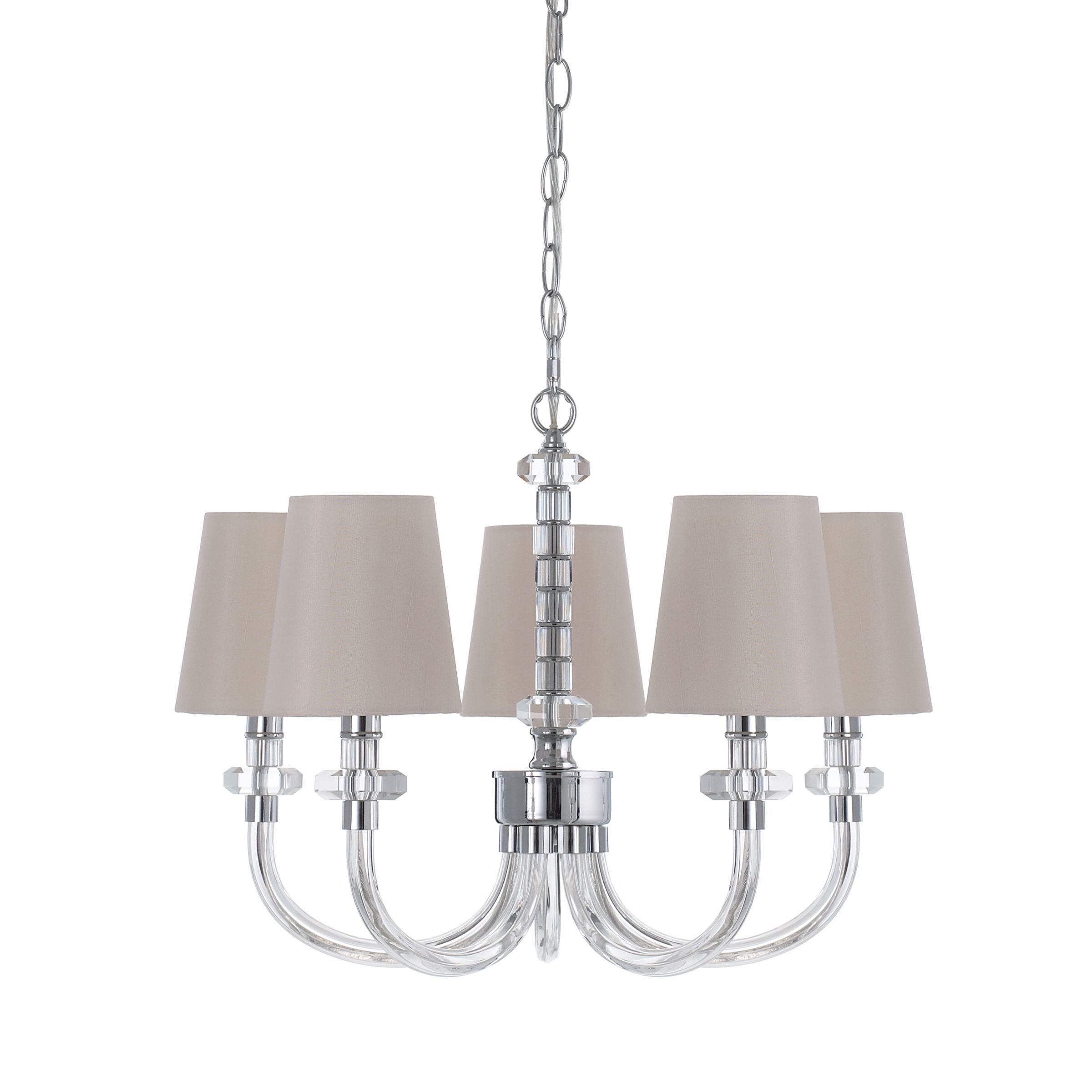 John Lewis Darcey Ceiling Light, 5 Arm