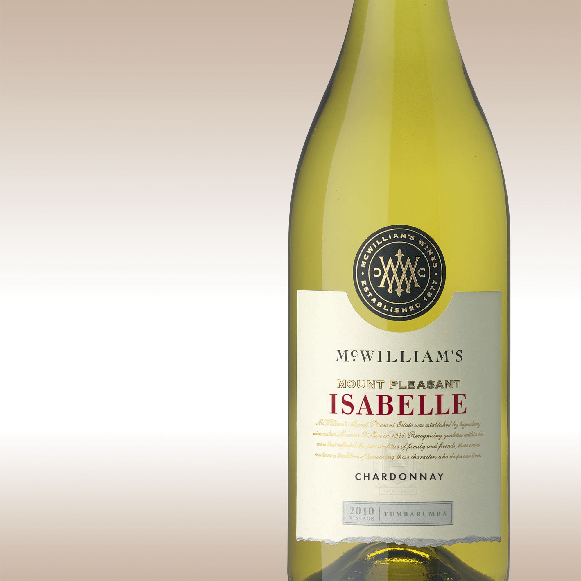 McWilliams Mount Pleasant Isabelle Chardonnay 2010 Tumbarumba, S Australia