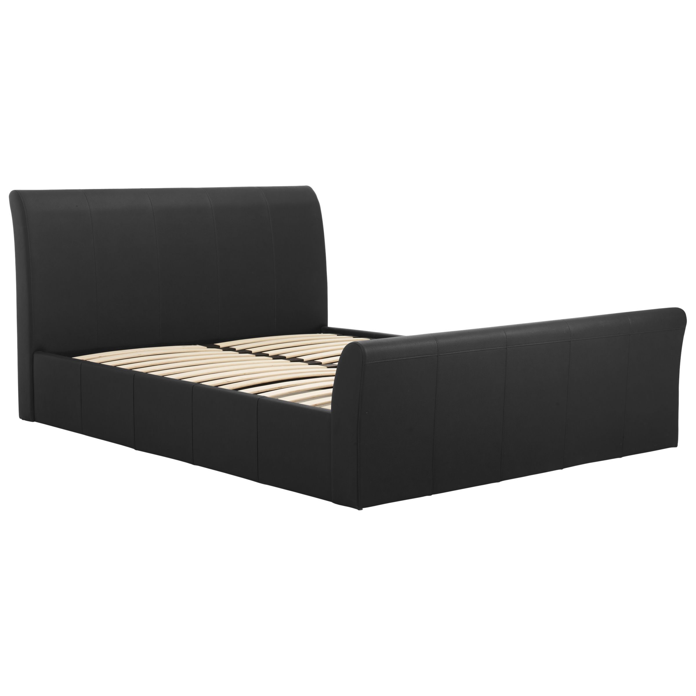 Chatham Ottoman Bedstead, Black, Double