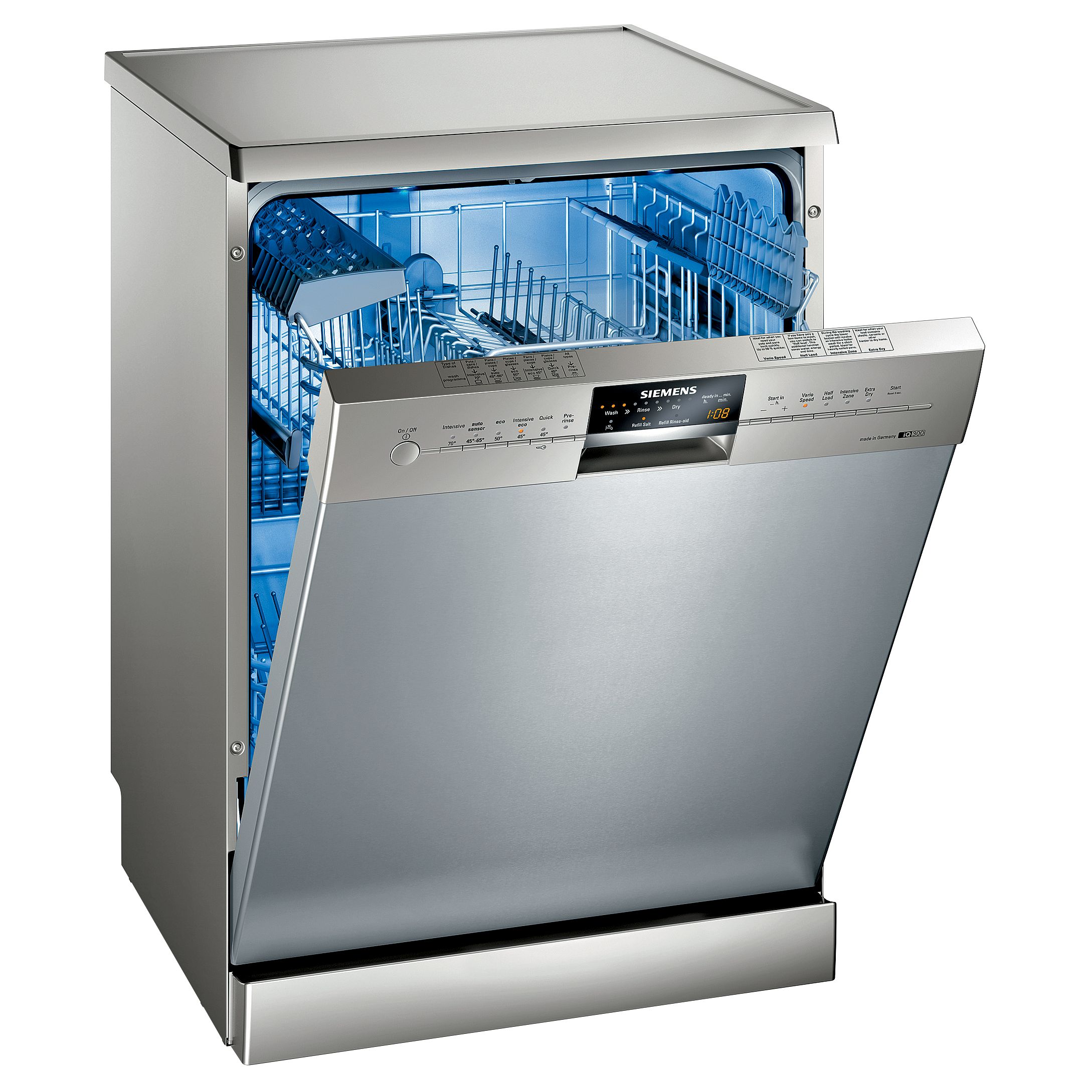 Siemens SN26M853GB Dishwasher, Stainless Steel