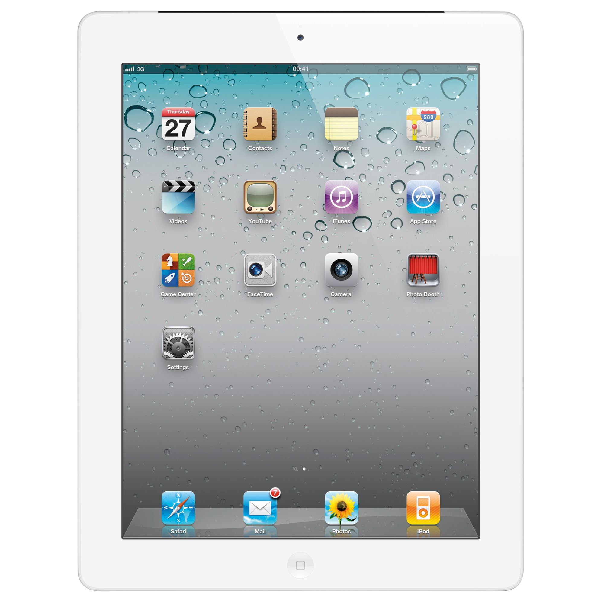 ipad 2 white 3g. Apple iPad 2 MC983BA WiFi 3G