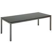 Gloster Azore Rectangular 8 Seater Outdoor Dining Table, Tungsten / HPL, width 220cm