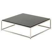 Gloster Cloud Square Outdoor Coffee Table, Quartz Top, Onyx, 100 x 100cm, width 100cm