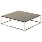 Gloster Cloud Square Outdoor Coffee Table, Quartz Top, Taupe, 100 x 100cm, width 100cm