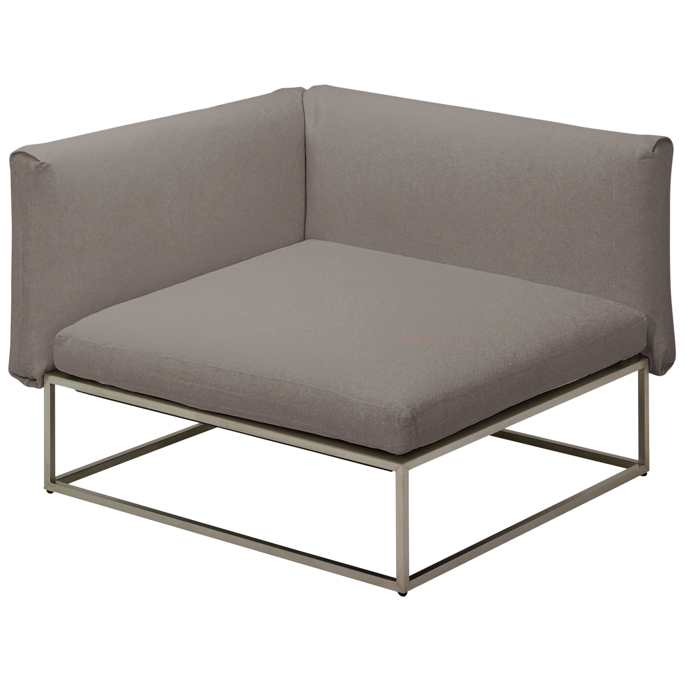 Gloster Cloud 100 x 100 Outdoor Corner Unit, Taupe