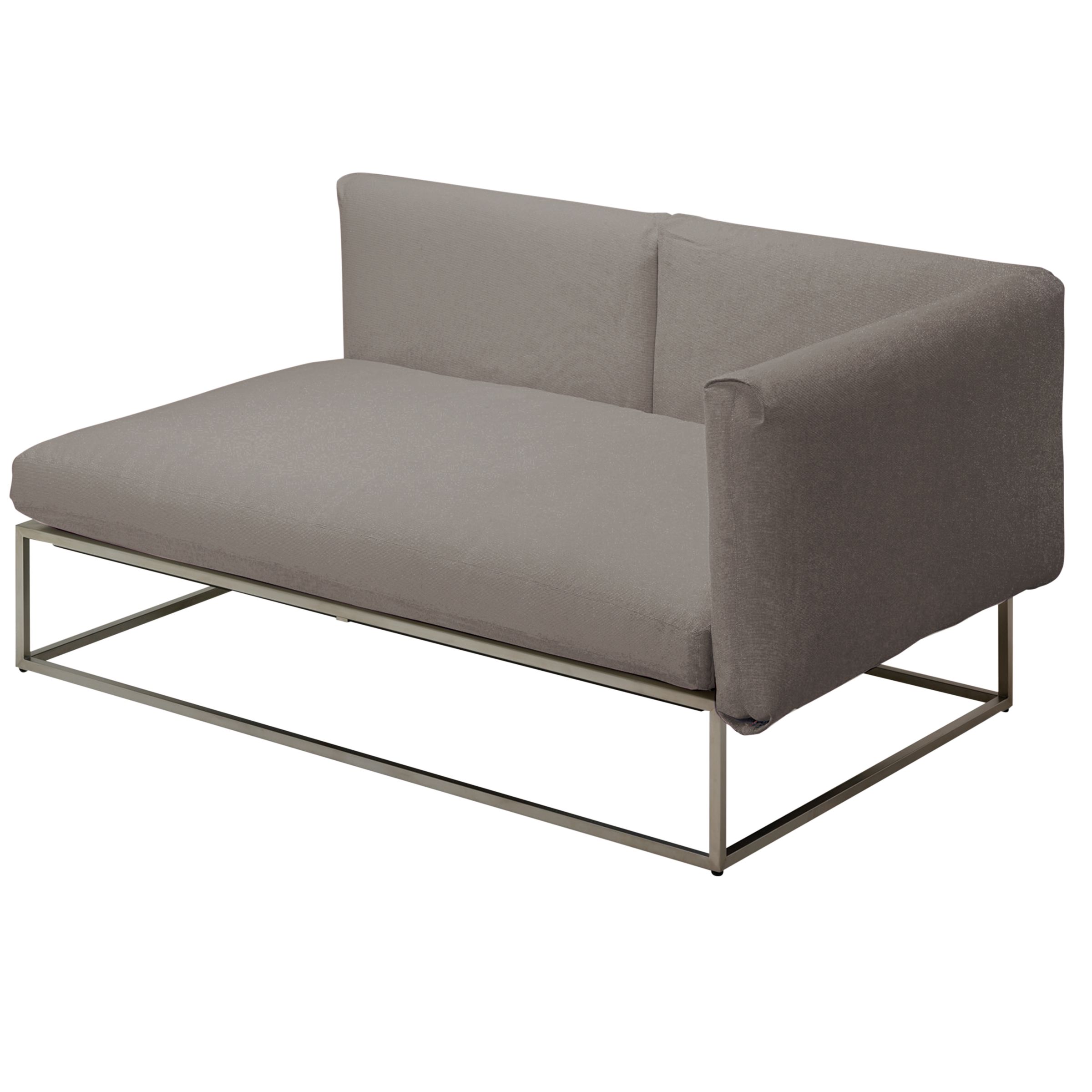 Gloster Cloud 100 x 150 Outdoor Right End Unit, Taupe