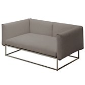 Gloster Cloud Outdoor Sofa with Arms, Taupe, width 178cm