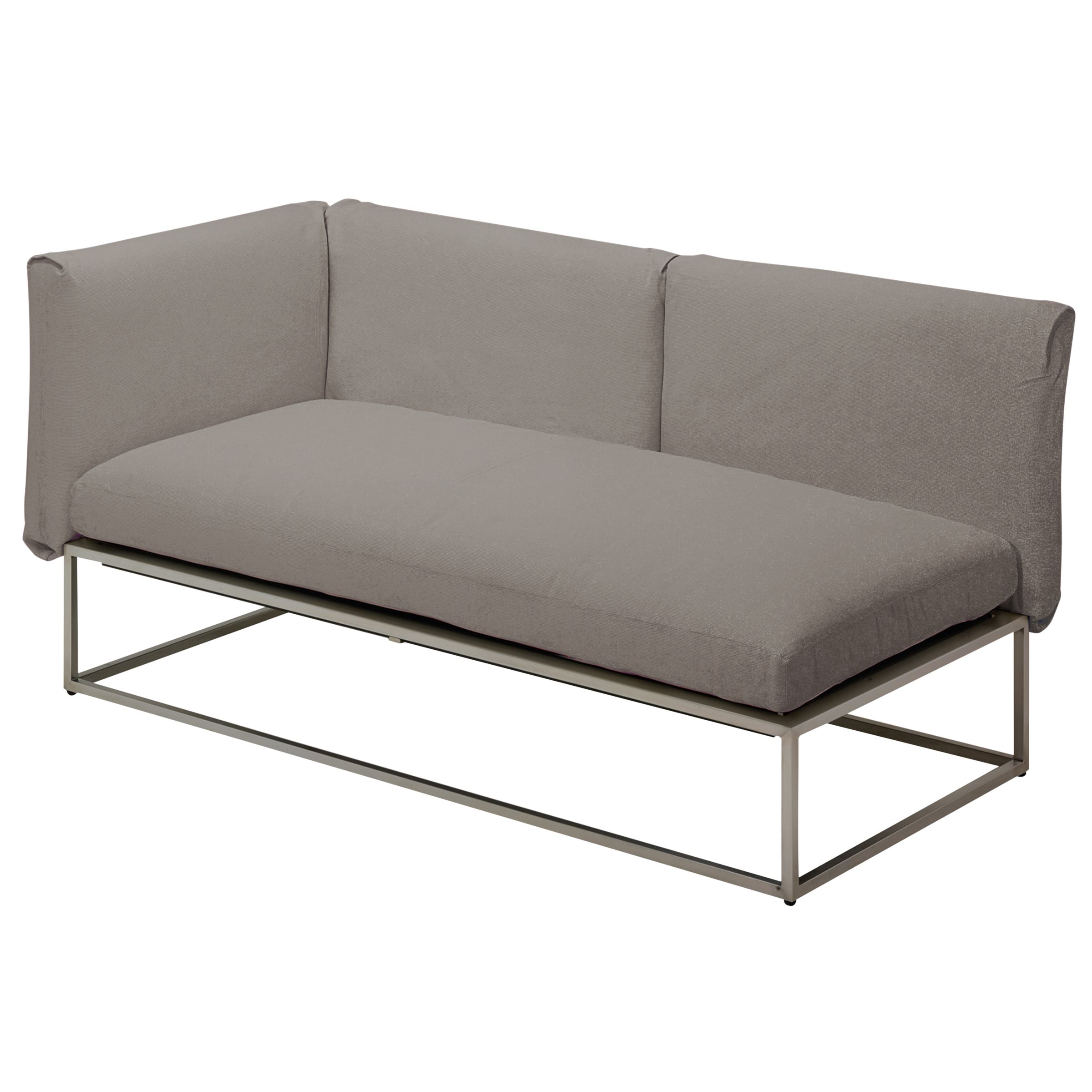 Gloster Cloud 75 x 150 Outdoor Left End Unit, Taupe at John Lewis