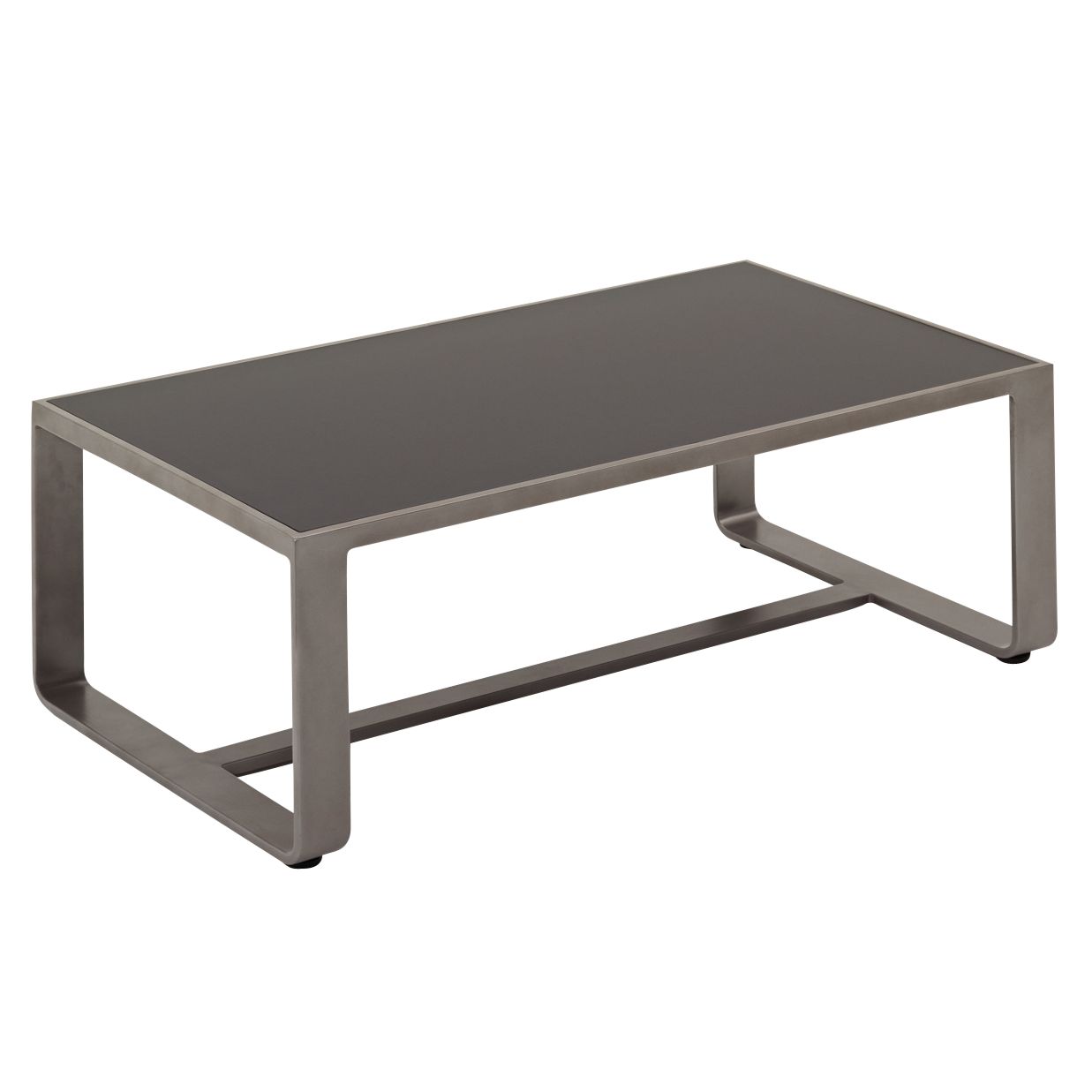 Gloster Club Outdoor Coffee Table, Tungsten /