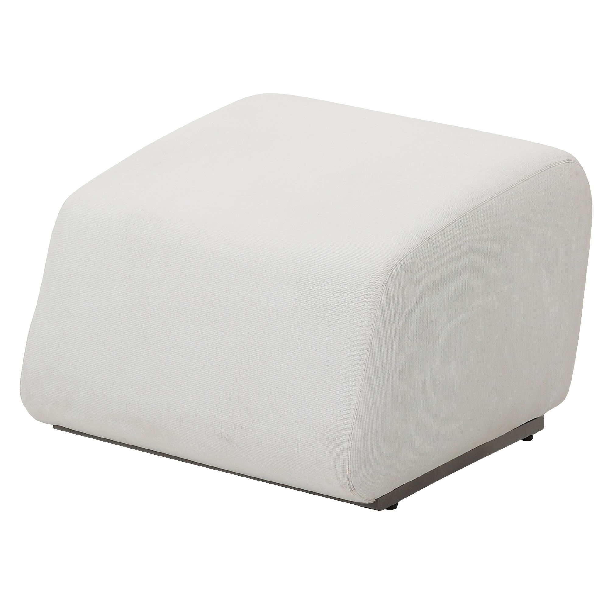 Gloster Club Outdoor Ottoman, Ivory