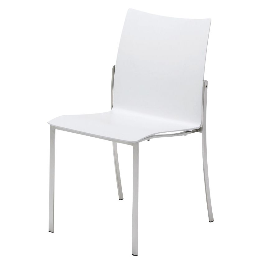 Gloster Fusion Shell Stacking Chair, White