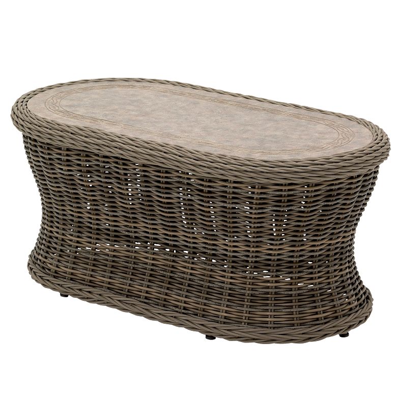 Gloster Havana Outdoor Coffee Table, Willow