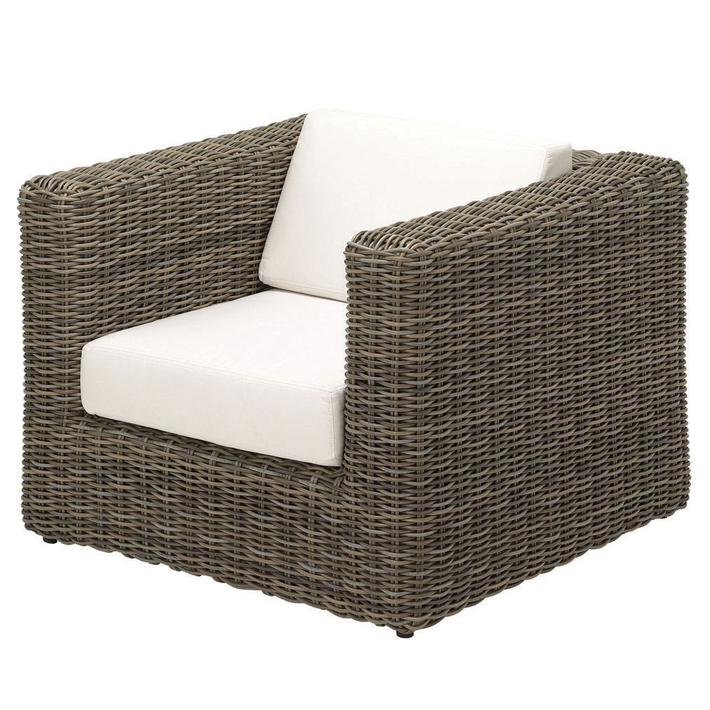 Gloster Havana Modular Outdoor Lounge Chair with Waterproof Cushions, Willow at John Lewis