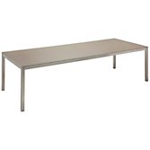 Gloster Kore Rectangular 10 Seater Outdoor Dining Table, Taupe HPL, width 280cm