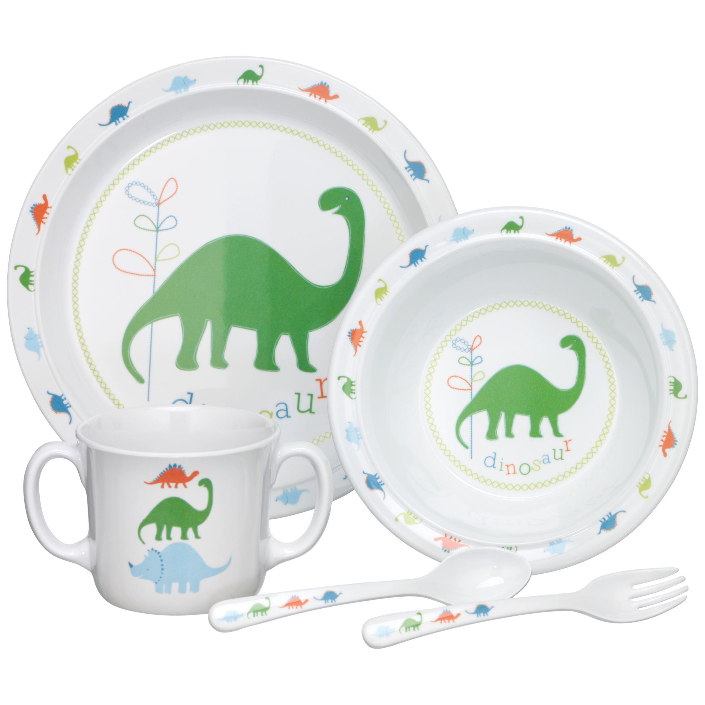 Dinosaur Melamine Dinner Set