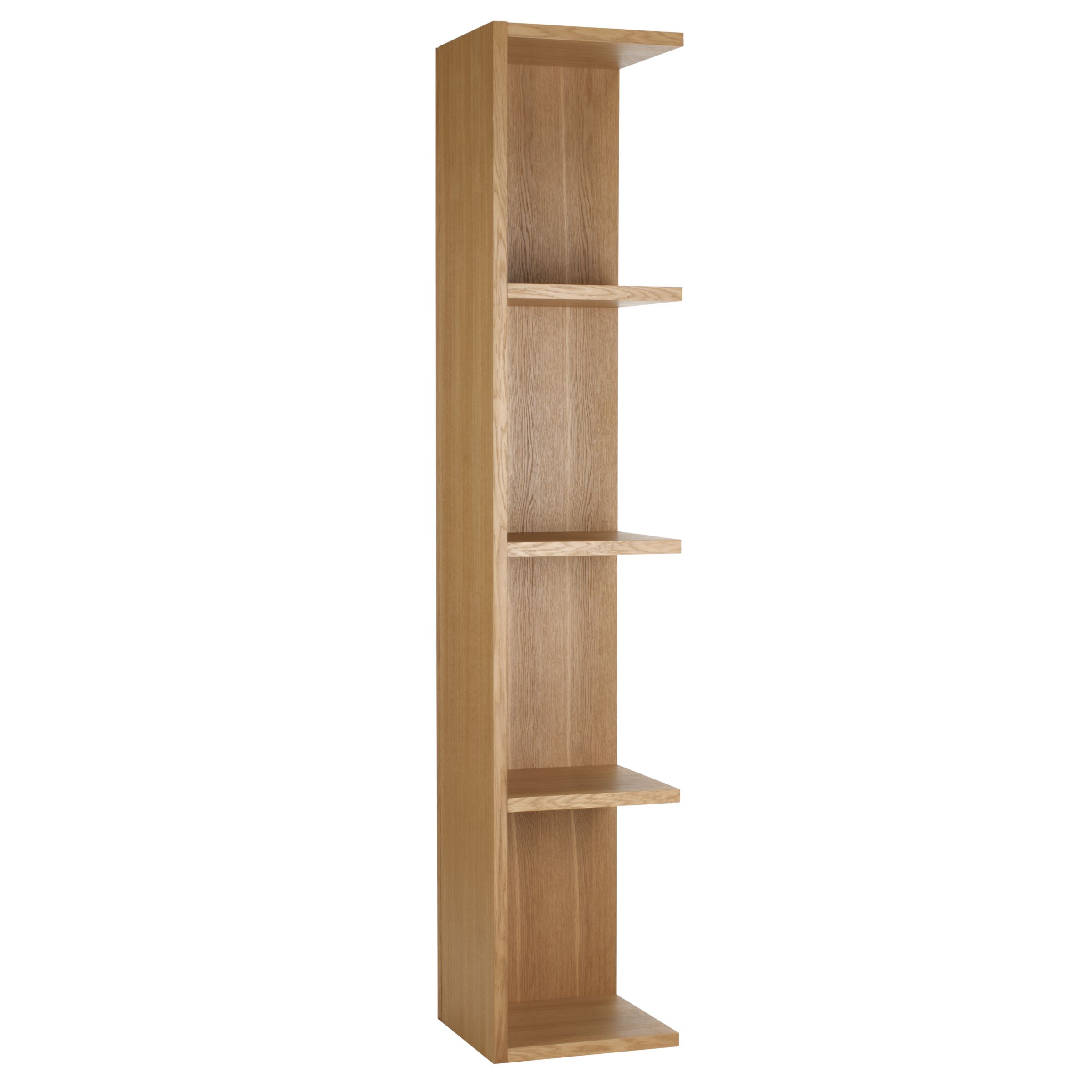 Angle Tall Bookcase, 3 Shelf,
